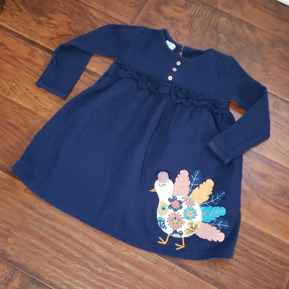 MudPie 4T Turkey Dress